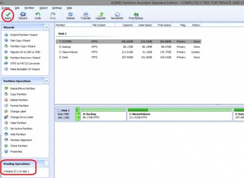aomei partition assistant standard edition 6.6